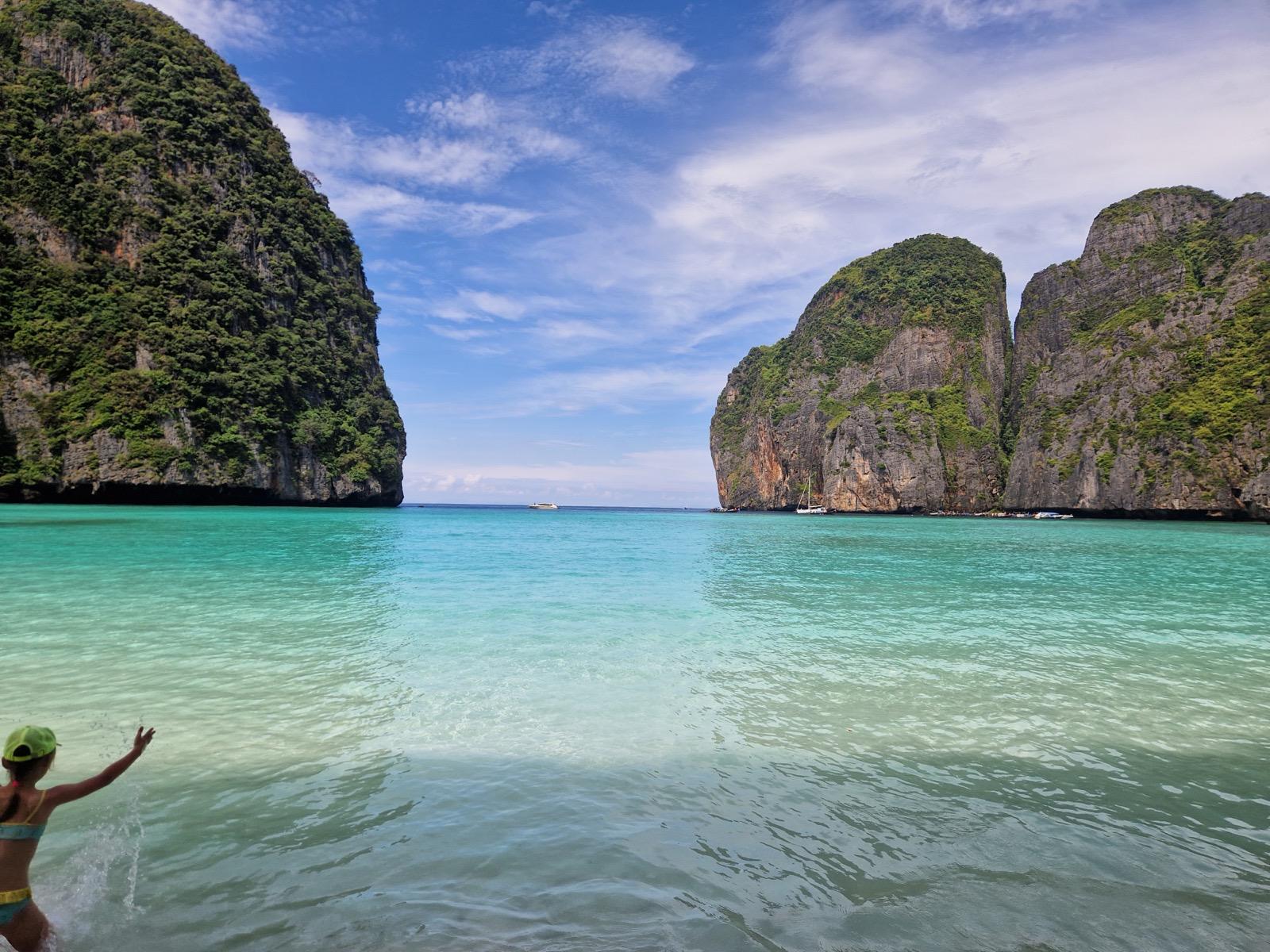 Bahía turquesa de Tailandia